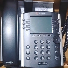 Polycom VVX 411 VoIP IP Phone, 12 Lines, HD Voice, Black 2200-48450-001 picture