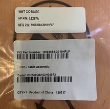 L2X87A HPE QSFP+ To QSFP+ 1M FCI # 10093084-2010HFLF, New picture