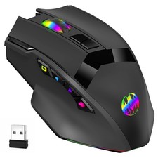 Wireless Gaming Mouse, 16000DPI Adjustable, Bluetooth 5.2&2.4GHz Dual Mode,Black picture
