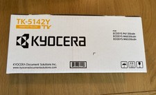 TK-5142Y Yellow Toner Kit Kyocera Genuine - 1T02NRAUS0 - Brand NEW Unopened picture