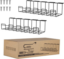 2 Packs Cable Management Tray, 16