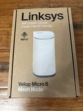 White Linksys Velop Micro 6 Mesh Node WIFI 6 - NEW SEALED picture
