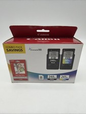 Genuine Canon PG-240XL CL-241XL Ink Combo Pack + 50 Photo Paper Sealed OEM picture