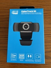 NIB Adesso CyberTrack H4 1080P HD USB Webcam with Built in Dual Microphone NEW picture