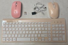 Cimetech Ultra Thin Wireless Keyboard Mouse Set 2.4G Ergonomic KF-10+TM002 picture