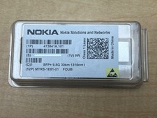 LOT 13 ORIGINAL NOKIA  CLAMSHELL 473841A.101  FOUB SFP+ 9.8G 21DB 1330NM RXTM2 picture