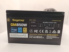 Segotep GM850W Power Supply 850W PCle 5.1 & ATX 3.1 Full Modular. UNTESTED picture