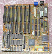 Tested Biostar MB-1212C Baby AT motherboard, 12 MHz 286, 1MB SIPP RAM Chips SCAT picture