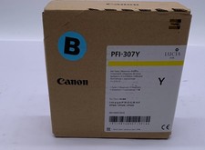 Genuine Canon PFI-307Y (9814B001) Yellow 330ml Ink, OEM, Exp. (06/2018) picture