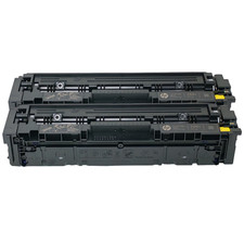2 Genuine HP 204A CF512A Yellow Toner for LaserJet M154nw MFP M180n/M180nw 181fw picture