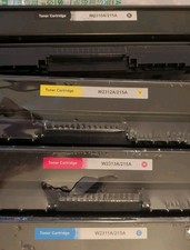 Genuine HP 215A Toner Set (Cyan Magenta Yellow SEALED) + Black Bonus Throw-In picture