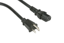 10x 120V Power Cord NEMA 5-15P Male to IEC 60320 C13 Female 6ft CBL-PWCD-0160-IS picture