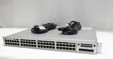 Cisco Catalyst 3850 48-Port UPoE Switch 2x PSU WS-C3850-48U-E V03 with Rack Ears picture