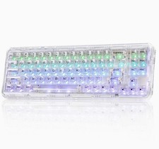 YUNZII Mechanical Gaming Keyboard X71 68% US Layout Crystal White Switch picture