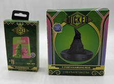 Wicked Movie Black Witch Hat 3-Port USB Charging Hub & Power Bank 4000 MAH picture