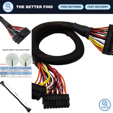 24 Pin ATX Power Cable Adapter for SFX PSUs, 18 Pin + 10 Pin to 24 Pin, 24.8