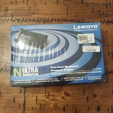 Linksys By Cisco (WPC600N) Dual-Band Wireless-N Notebook Adapter New Sealed A1 picture