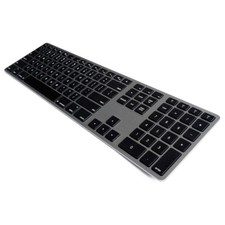 Matias FK418BTLB Backlit Bluetooth Aluminum Rechargeable Keyboard - Space Gray picture