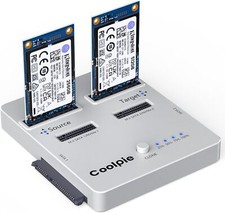 SATA/NVME SSD Cloner Offline Clone M.2 Cloner, USB3.2 Gen2*2 20Gbps M.2 Reader picture