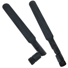 2 Pack WiFi Bluetooth Antenna SMA Male PC Router 2.4GHz 5GHz Dual Band Wireless picture