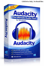 Audacity 2026 Software, Pro Audio Music Editing Recording, Podcasting 4 Windows picture