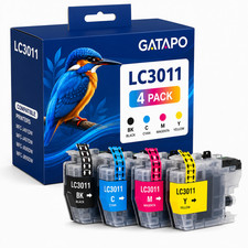 LC3011 Standard Yield Ink Cartridge Set(4Pack)-Compatible for MFC-J491DW Printer picture