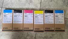 Genuine Epson T6921, T6922, T6923, T6924, T6925  110ml Ink Tank Set Of 6, 2027 picture