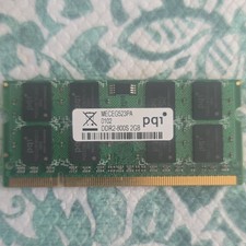PQI DDR2 SDRAM SO-DIMM DDR2-800S 2GB 200-Pin Laptop RAM 1 Module MECEG523PA picture