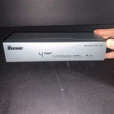 DTech 4 port VGA Splitter Duplicator 500 MHz 2048 x 1536 resolution picture