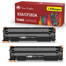2x Premium Black CF283A 83A Toner Cartridge for HP LaserJet M127fw M127fn M125nw picture