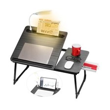 Plus XL Adjustable Laptop Desk with Light, USB Port, iPad Holder, Drawer Stor... picture