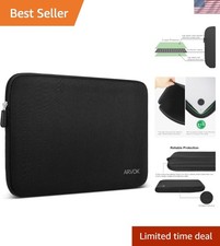 15-16 Inch Black Water-Resistant Laptop Sleeve Case for Stylish Protection picture