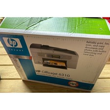 HP Officejet 6310 All-in-One Printer NEVER USED Original Box Accessories Ink picture
