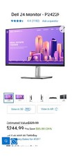 Dell P2412H 24-Inch LED Monitor - Black And Docking Station picture