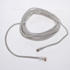 Leviton 5EPC-25W 25' White Gigamax Cat 5E Voice Patch Cable 25 Feet Network Cord picture