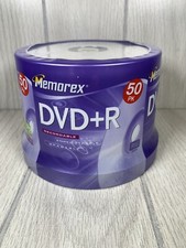 Recordable Memorex DVD-R 16X/4.7 GB/ 120Min 50 Pack NEW Sealed picture