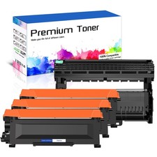 3PK TN450+1PK DR420 BK Toner Cartridge for Brother HL-2250DN HL-2270DW HL-2280DW picture