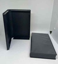 20 New Black VHS Case Video Library Case w/Full Sleeve, No Hub, PSV10 picture