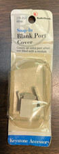 NOS RadioShack two pack Blank Port Cover White model # 278-2020 picture