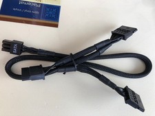 EVGA SuperNOVA 6-pin to 3x SATA Power Cable For evga 650-850BQ Series picture