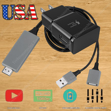 1080P HDMI Mirroring Cable Phone to TV HDTV Adapter Cord For iPhone iPad Android picture