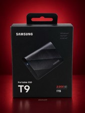 Samsung Portable SSD T9 1TB Up to 2,000 MB/s - MU-PG1T0B/AM  - NEW SEALED picture