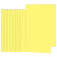 Bright Yellow Color Copy Paper, 100 Sheets 11.7x8.3