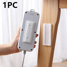 1/2/5/10PCS Self-Adhesive Desktop Socket Fixer Hanging Power Strip Cable picture