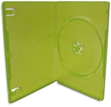 Single-Disc 14mm XBOX 360 Translucent Green Replacement Game Case 100-Pak picture