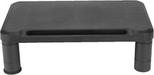 Mind Reader Adjustable Plastic Monitor/Laptop Stand, Black (SMPLMON-BLK) NEW picture