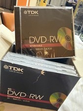 TDK DVD-RW 4.7GB 120min 4X NEW 10pc Box picture