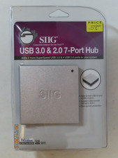 SIIG USB 3.0 & 2.0 7-Port Hub Factory Sealed new NIP picture