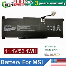 BTY-M491 Battery For MSI Modern 15 A10M A11M Summit B15 A11M US White Connector picture