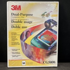 3M CG5000 Multipurpose Transpareny Film Printer Paper SEALED. Double Usage. picture